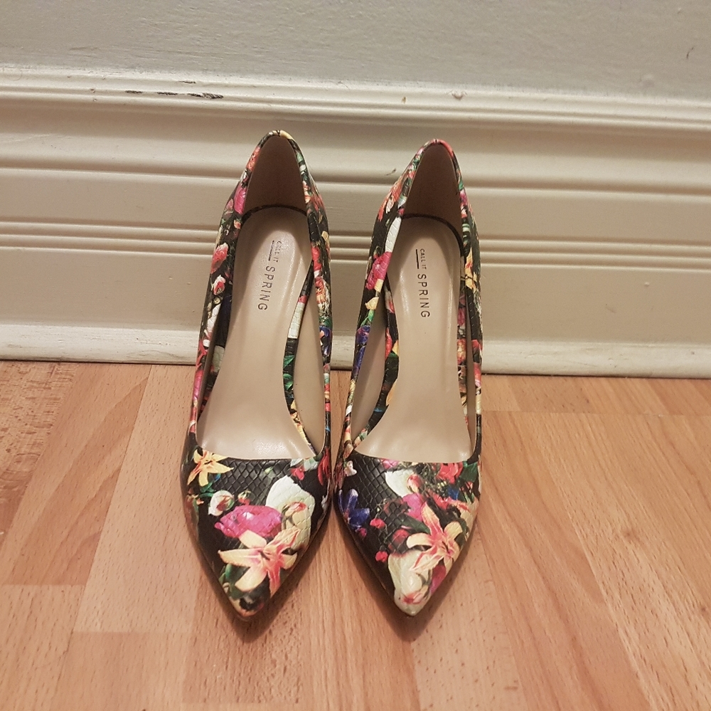 Floral Heels